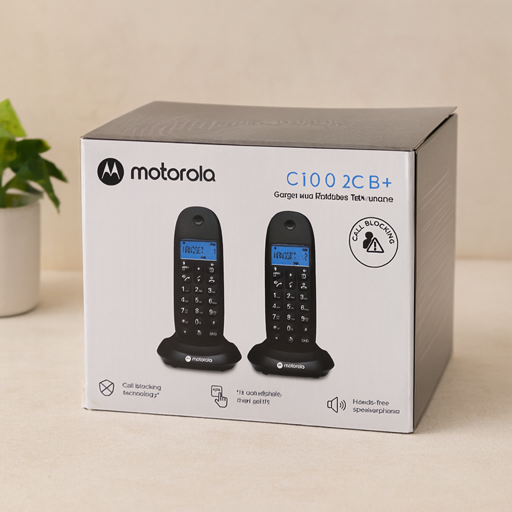 Kablosuz Dijital Ev Telefonu Siyah (Arayan Numara Görme)