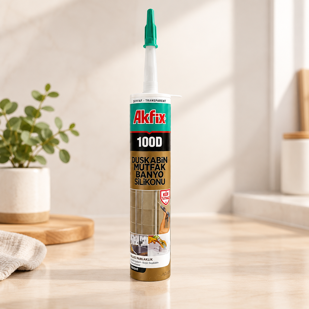 Şeffaf Duşakabin Silikonu 280 ml