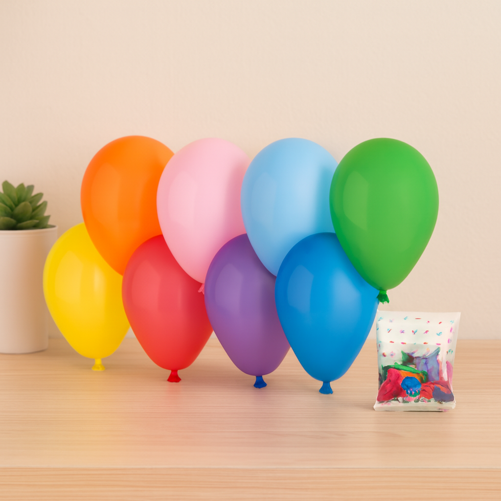 Klasik Renkli Lateks Balon 100'lü