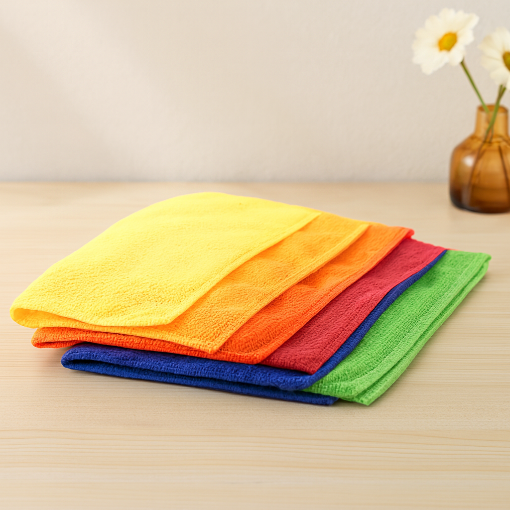 Lavanta Kokulu Mikrofiber Temizlik Bezi