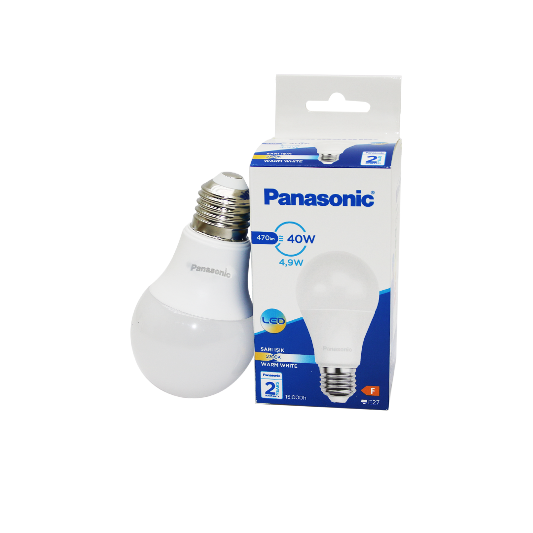 LED Ampul E27 Warm White 4.9W 470lm