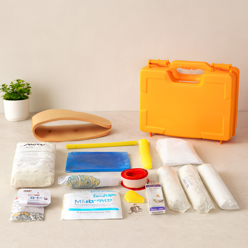 Büyük İlk Yardım Seti - Plastik Çantalı