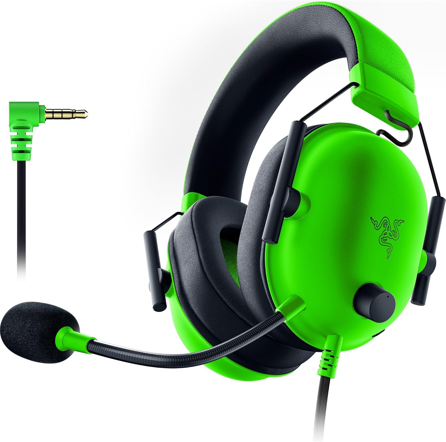 BlackShark V2 X - Çok Platformlu Kablolu Espor Kulaklığı (Triforce 50 mm Sürücüler, Gelişmiş Pasif Gürültü Engelleme, 7.1 Çevresel Ses, Hyperclear Kardioid Mikrofon) Yeşil