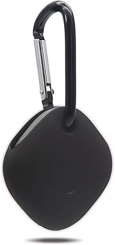 Samsung Galaxy SmartTag İle Uyumlu Kancalı Silikon Koruma Şık ve Ergonomik Tasarım Kılıf, Siyah