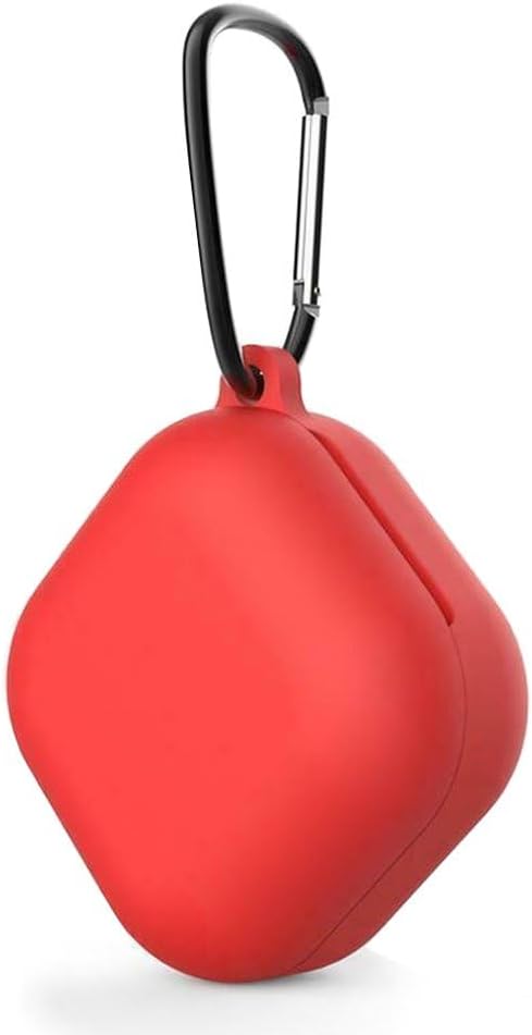 Samsung Buds Pro - Buds2-2 Pro - live - fe - fe2 - core Kulaklık Kılıf Askılı Mat Silikon (kırmızı)