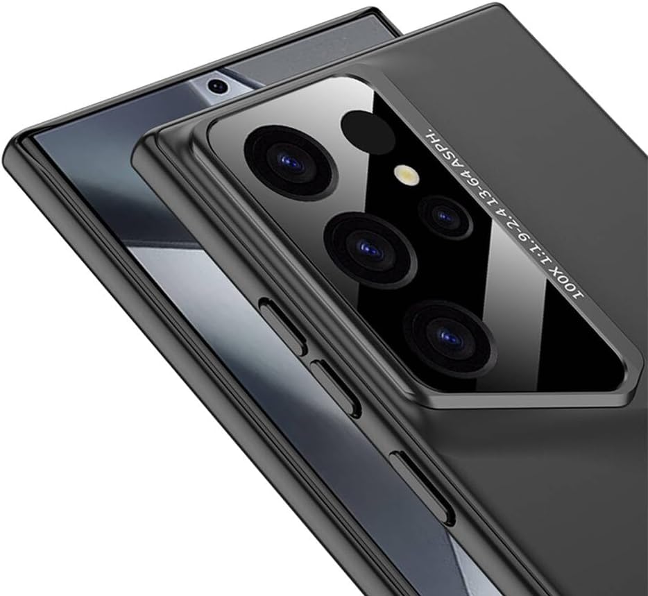 PSR Aksesuar Samsung Galaxy S Serisi Uyumlu Kılıf - Ultra İnce | Kamera Korumalı | Sert Rubber Procase Kapak (Gold, Galaxy S25 Ultra)