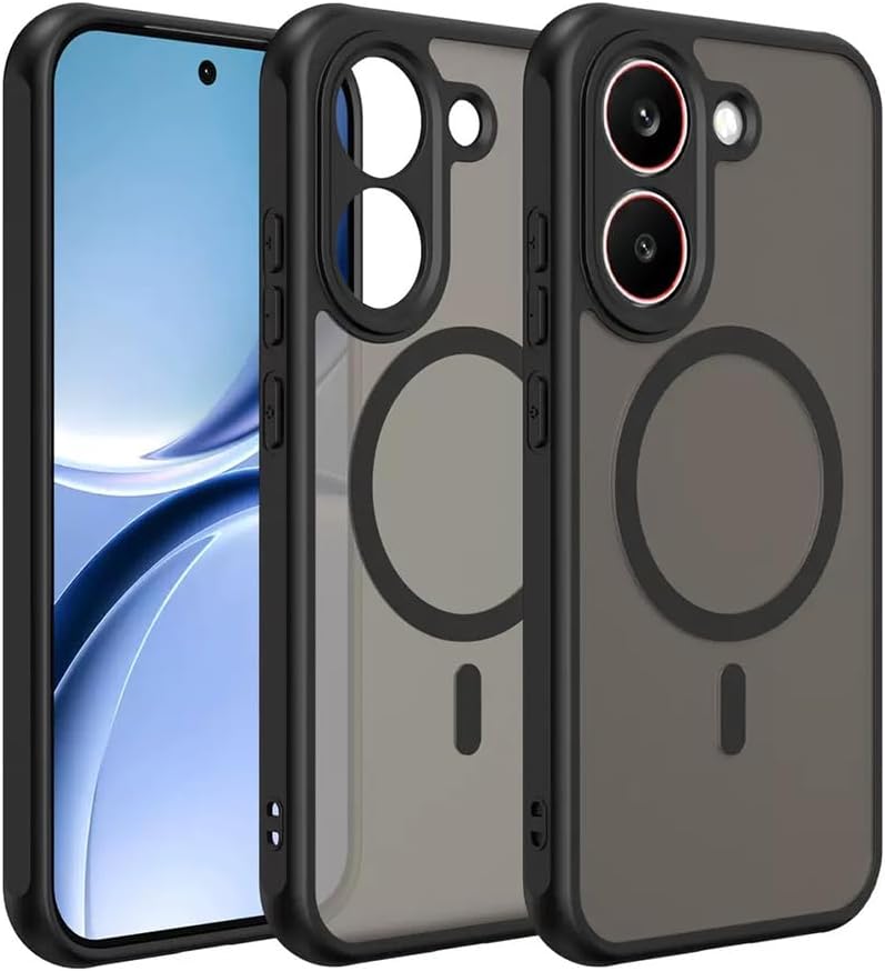 Xiaomi Poco X8 Pro İle Uyumlu Kılıf M-Safe Şarj Özellikli Kamera Korumalı Lunex Kapak Poco X8 Pro için kilif