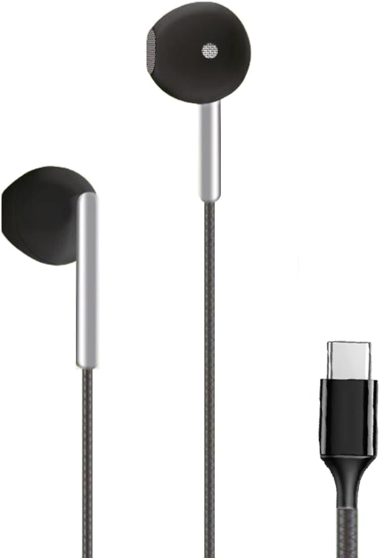 H46 Type-C Stereo Kulak İçi Kablolu Kulaklık Siyah