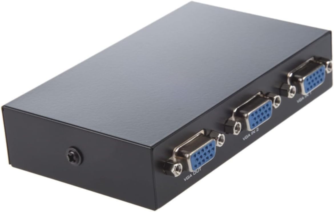 VGA Switch Çoklayıcı Ekran ve Kasa Çoğaltıcı 2 Ekran 1 Kasa veya 2 Kasa 1 Ekran 4675