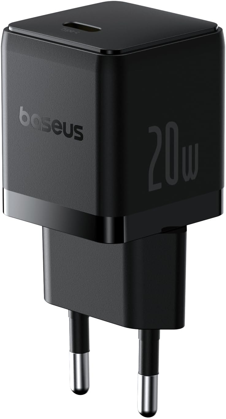20W Hızlı Şarj Cihazı, Palm 1C USB-C Duvar Adaptörü, BCT Soğutma Teknolojisi ve Akıllı Çip Koruması, Kompakt Şarj Başlığı, Samsung ve iPhone Uyumlu, Siyah