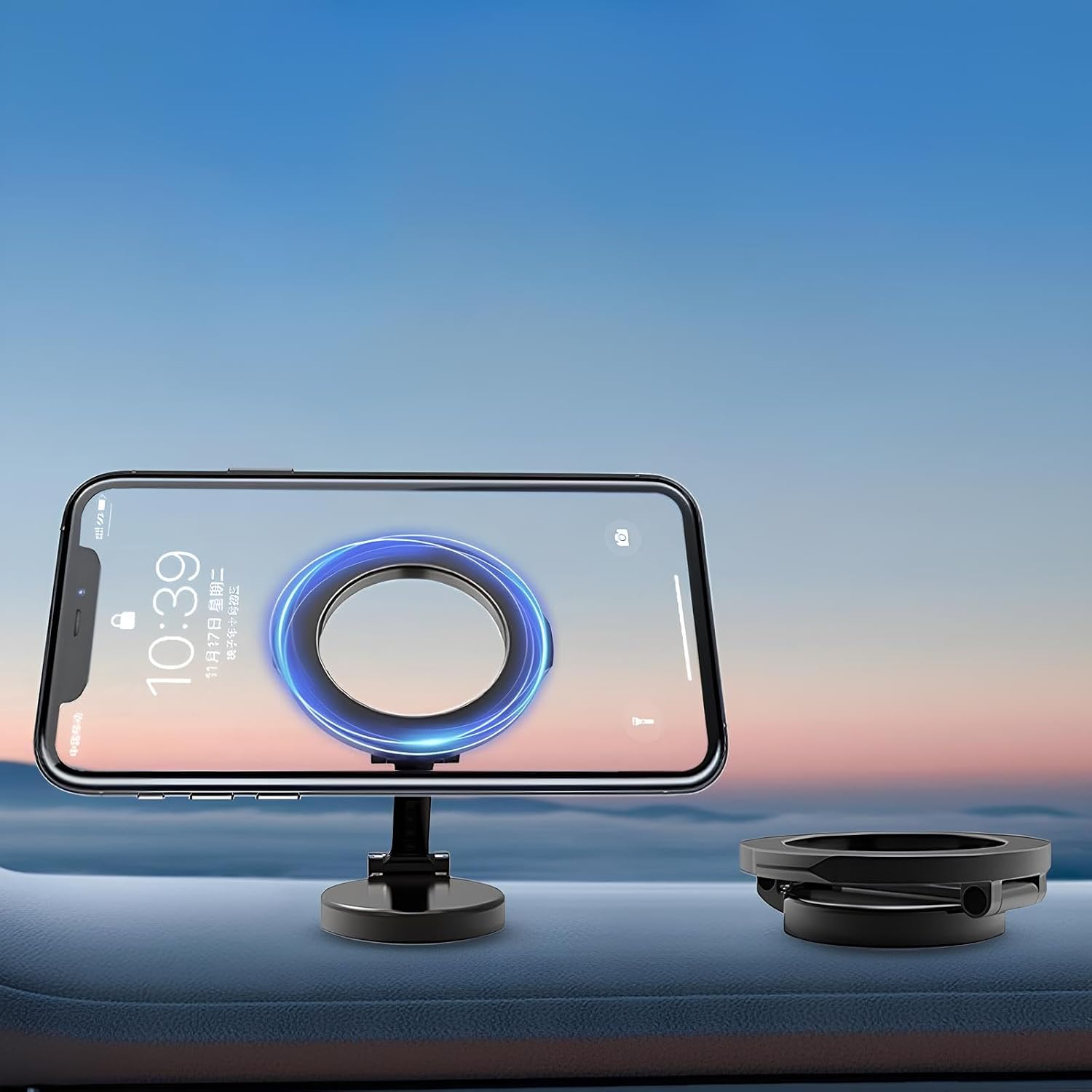 Manyetik Araç İçi Telefon Tutucu [Güçlü Mıknatıslar] Titreşime Dayanıklı MagSafe ile Uyumlu Telefon Tutucu Araç içi Telefon Tutucu Kompakt iPhone 15 14 13 12 11 Pro Max/Plus Serileri Uyumlu
