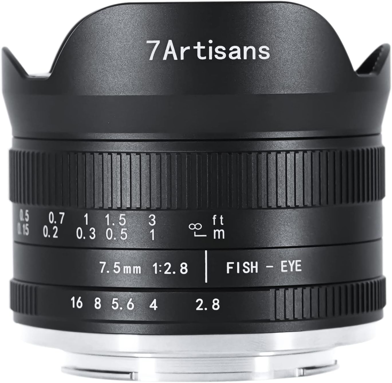 7.5mm f2.8 Mark II APS-C Balıkgözü Geniş Açı Manuel Sabit Lens Canon R Dağı Aynasız Kameralar R RP R5 R6