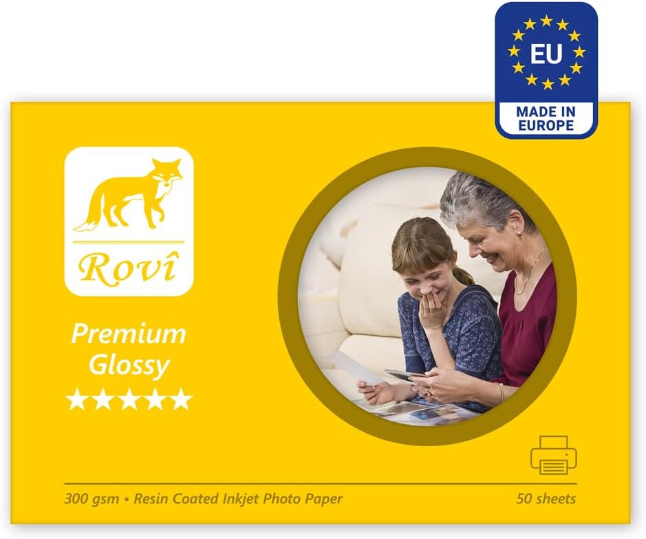 Premium Parlak Fotoğraf Kağıdı 300gsm 50yp 10x15