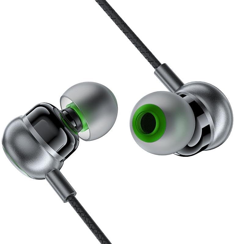 3.5mm Kablolu HD Mikrofonlu Kulaklık Uzaktan Kumandalı Aux Girişli Kulaklık 1.2 Metre - Siyah - L4