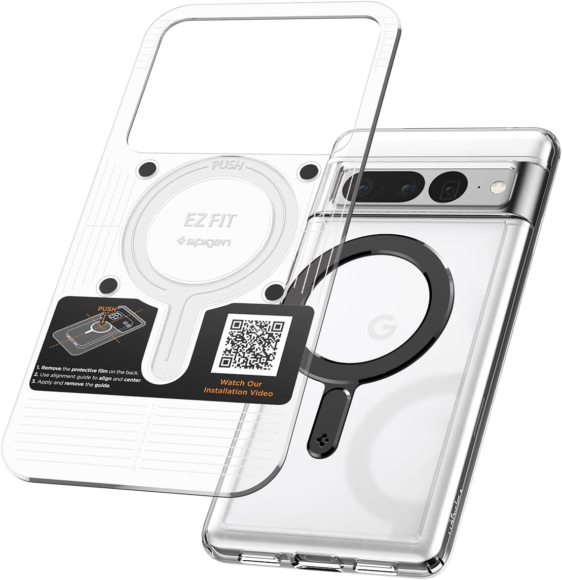 MagSafe Özelliği Kazandırma Aparatı Magnet Ring Plate Mag Fit Siyah - ACP06106