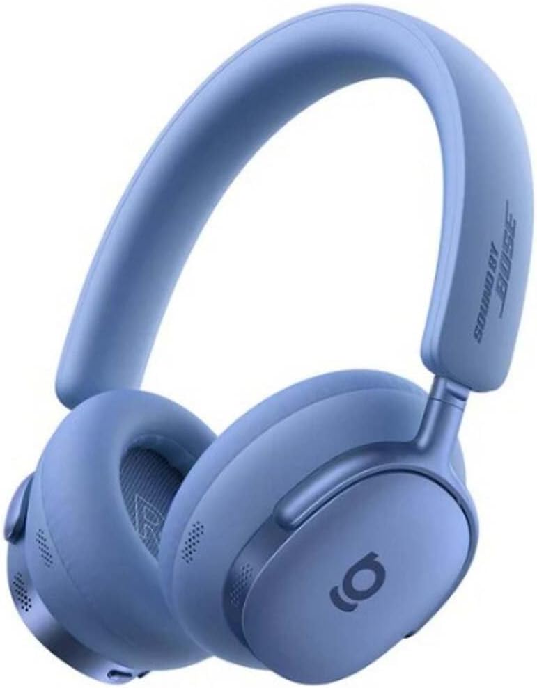Inspire Sound by Bose XH1 ANC 100 saat çalma süresi 4 mikrofon BT6.0 Kablosuz Kulak Üstü Kulaklık, Mavi