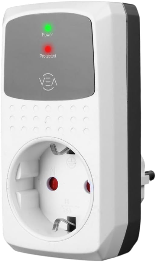 Parcbeny 25532 Vea Serisi 16A 4000W TEKLİ AKIM KORUMALI PRİZ AŞIRI YÜKSEK GERİLİM Çocuk güvenlik mekanizması vardır