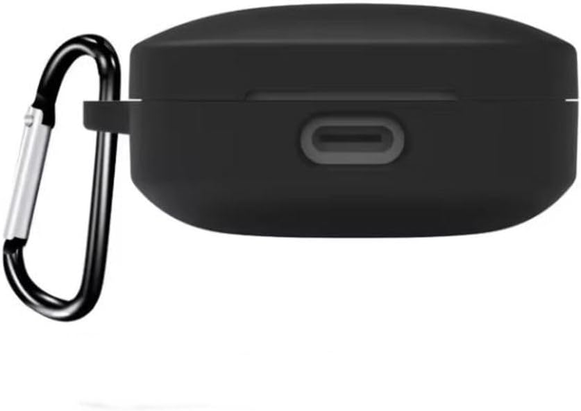 Xiaomi Redmi Buds 6 Active İle Uyumlu Silikon Renkli Kancalı Kılıf (siyah)