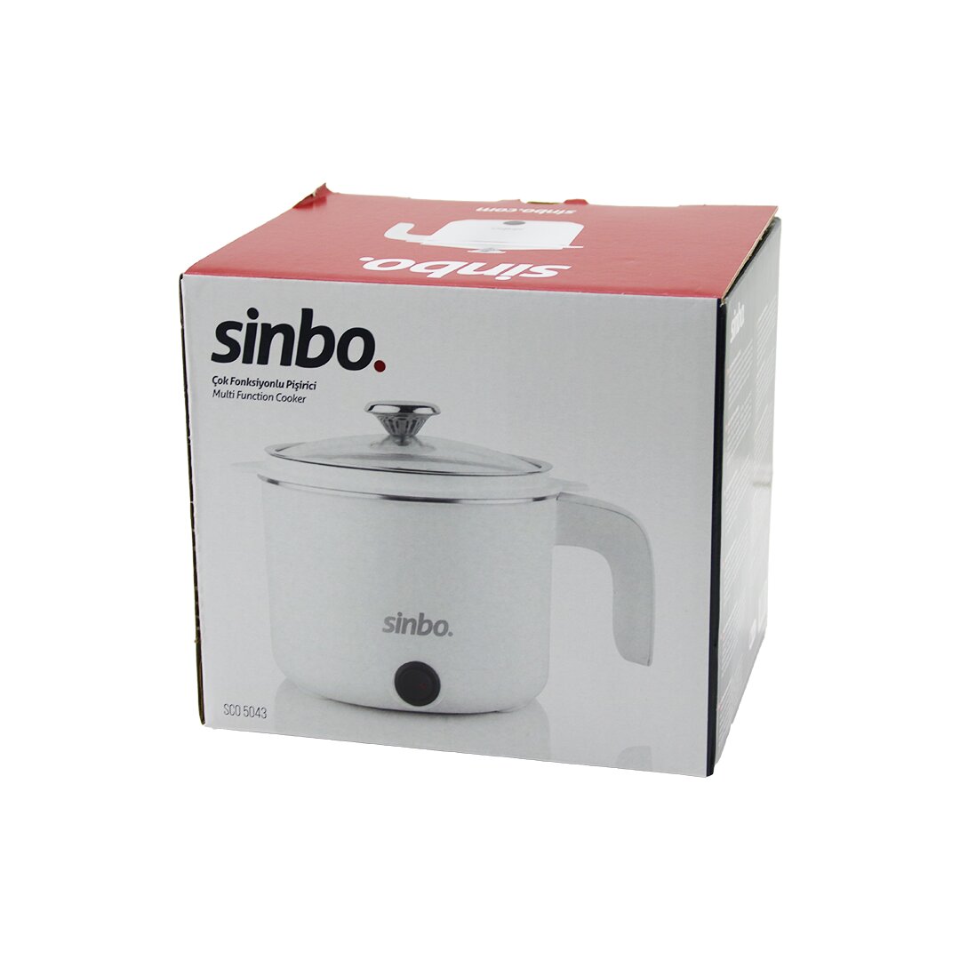 ELEKTRİKLİ FONKSİYONLU PİŞİRİCİ ÇELİK TENCERE 800ML 400W BUHARDA PİŞİRME APARATI CAM KAPAK SCO-5043