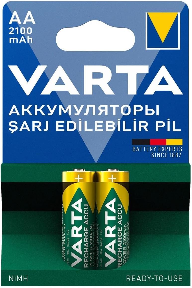 Rechargeable Accu 2 AA 2100 mAh R2U