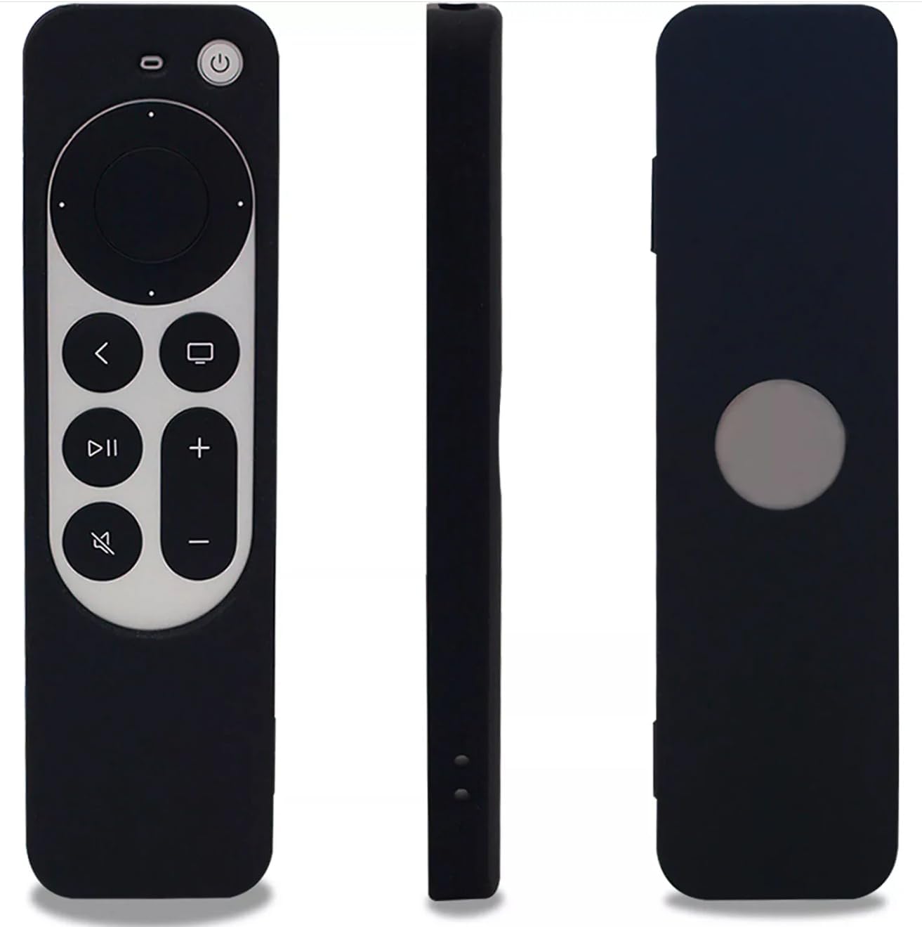 Apple tv 4k 2021 ile Uyumlu Kılıf Silikon Koruma Kumanda Koruma Kılıfı Tam Uyumlu Kırmızı (Kırmızı)