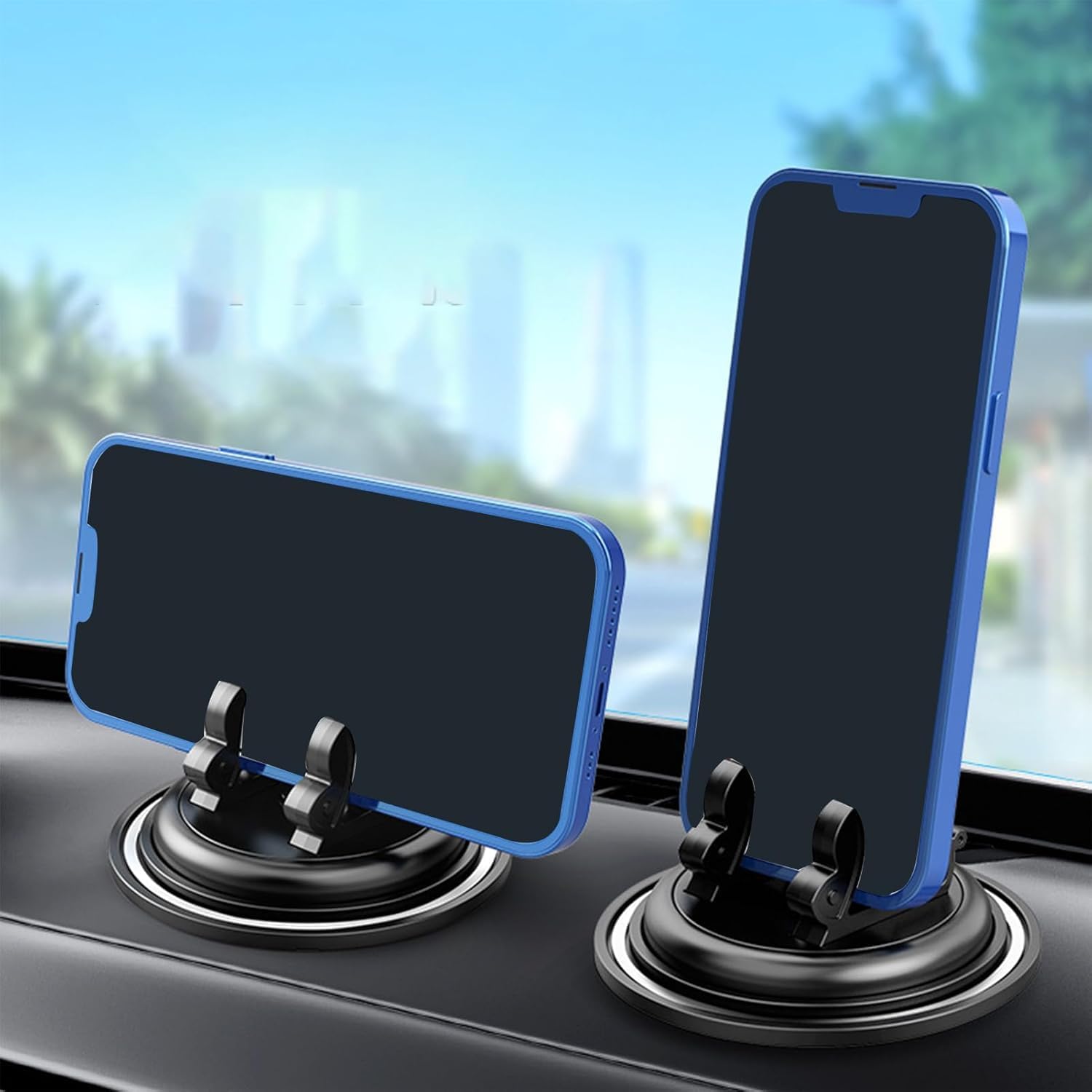 TELEFON STANDI VE TELEFON TUTUCUSU VAKUMLU 360 DERECE DÖNEBİLİR SON DERECE SAĞLAM TUTAN ARAÇ TUTUCU TELEFON STANDI STD-03