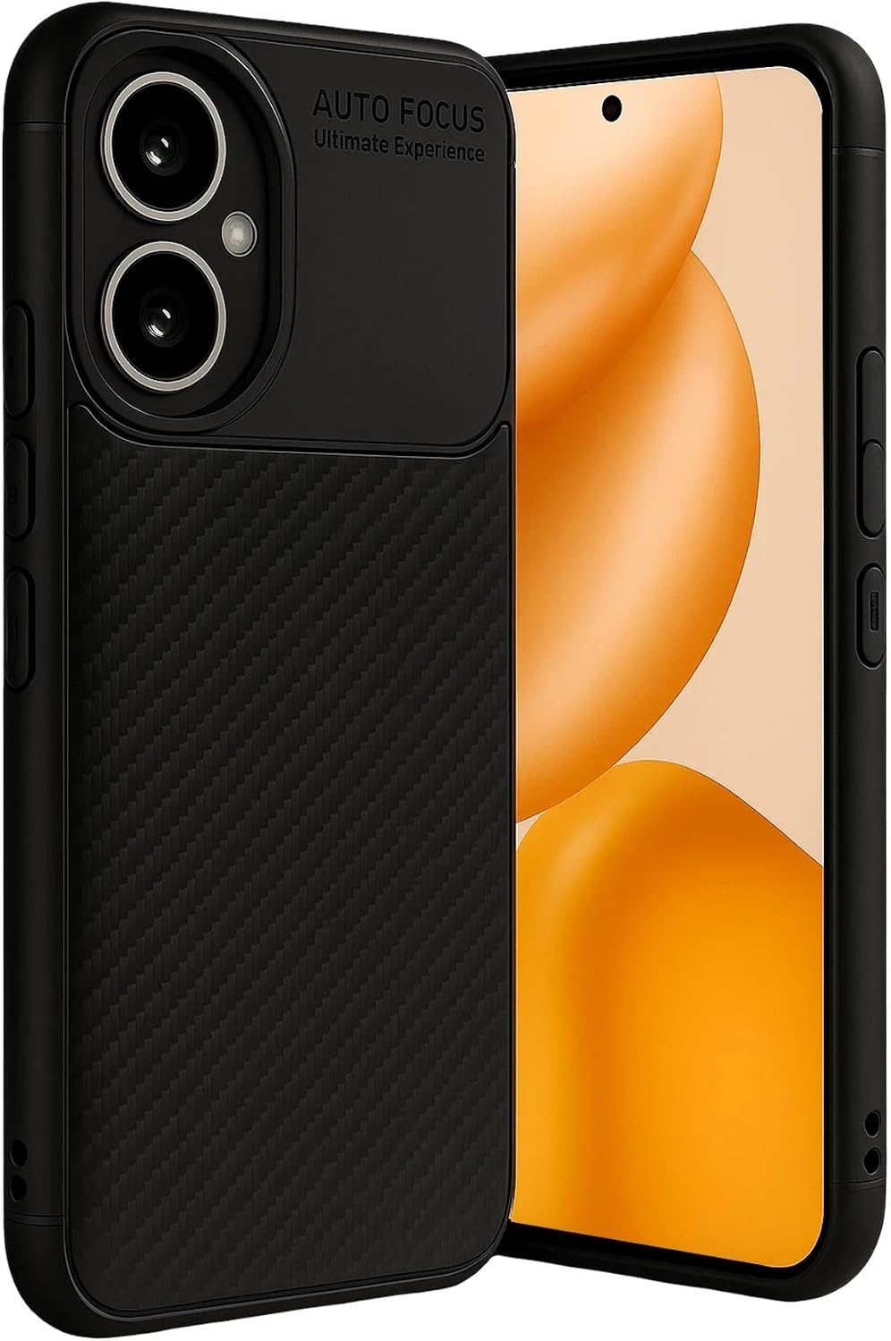 Honor 400 ile Uyumlu Silikon Kılıf TPU Negro Silikon Ultra Slim Fit Kılıf İle Uyumlu Karbon Delux kılıf