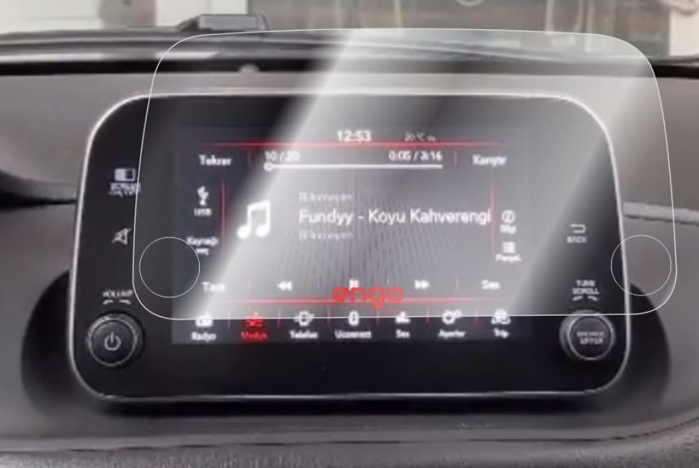 Fiat Egea 7 İnç İle Uyumlu Ekran Koruyucu Multimedya Navigasyon Uyumlu