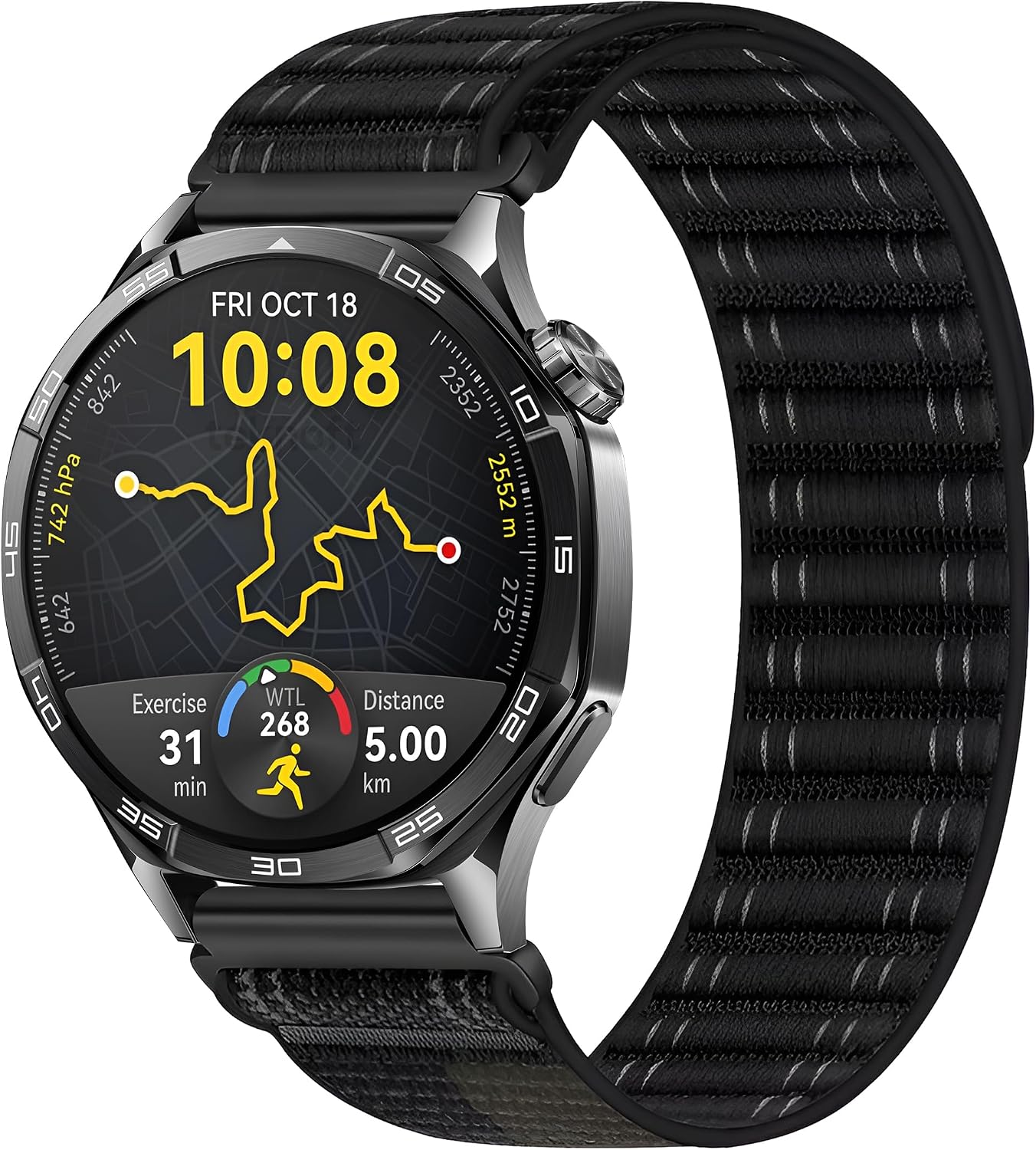 22mm ile Uyumlu Saatler için Wave Loop 46mm Yumuşak Kumaş Kordon HUAWEI Watch (GT6 Pro/GT6/GT5 Pro/GT5/GT4/Watch 4 Pro/GT3/GT3 Pro/GT2/GT2 Pro)