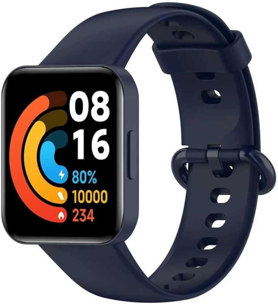 Xiaomi Redmi Watch 2 Lite İle Uyumlu Klasik Zore Kordon, Lacivert