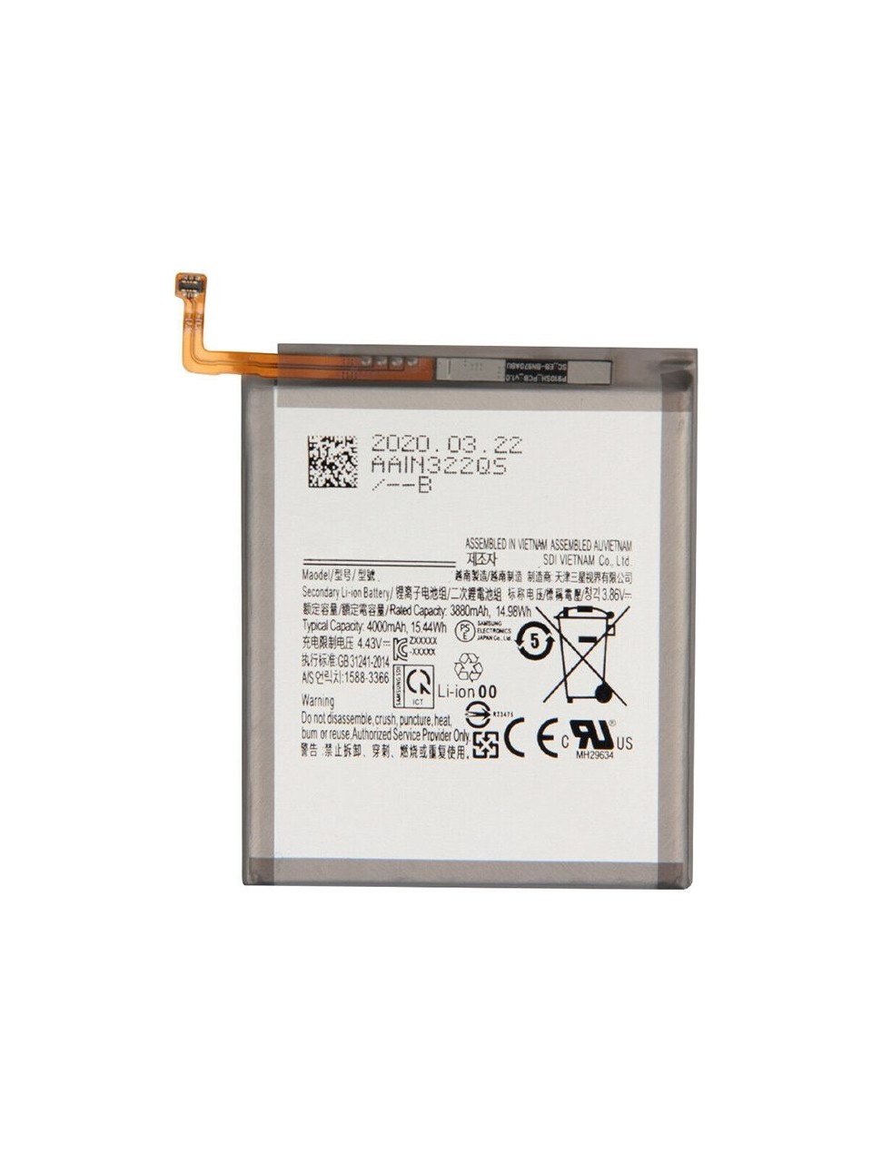 Samsung A52 Batarya Pil