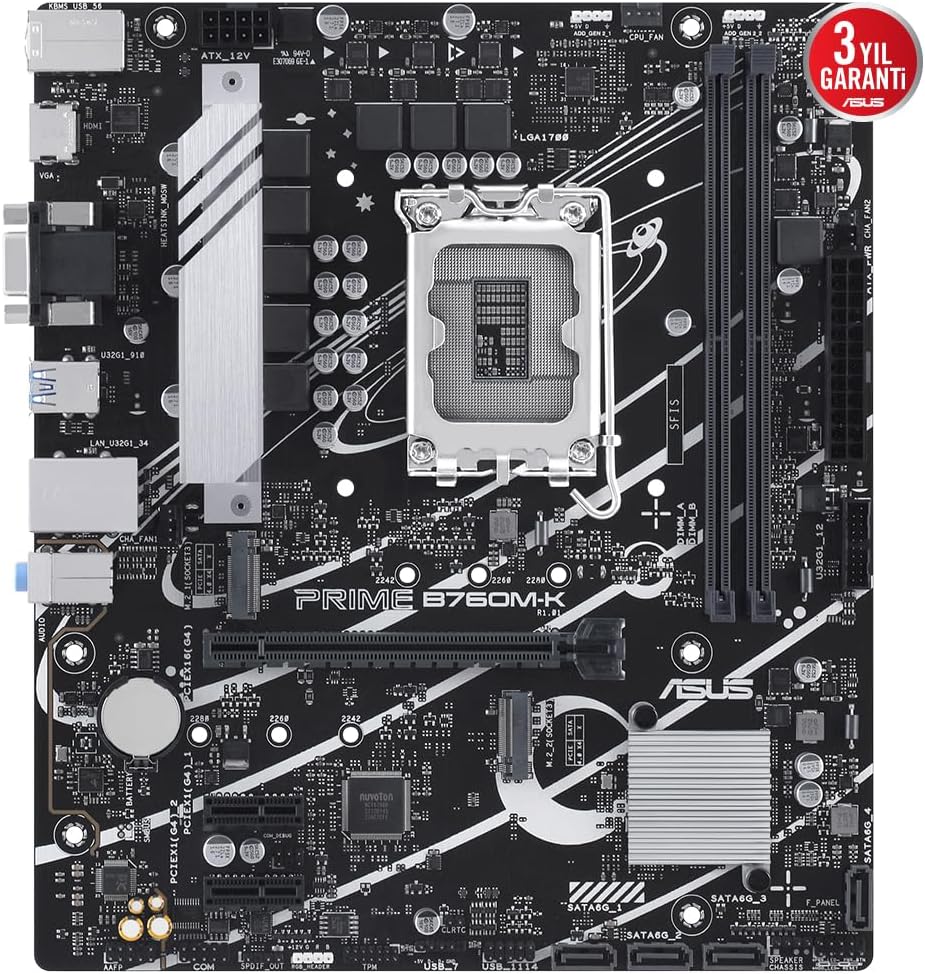 Prime B760M-K D5 1700P Vga Hdmi