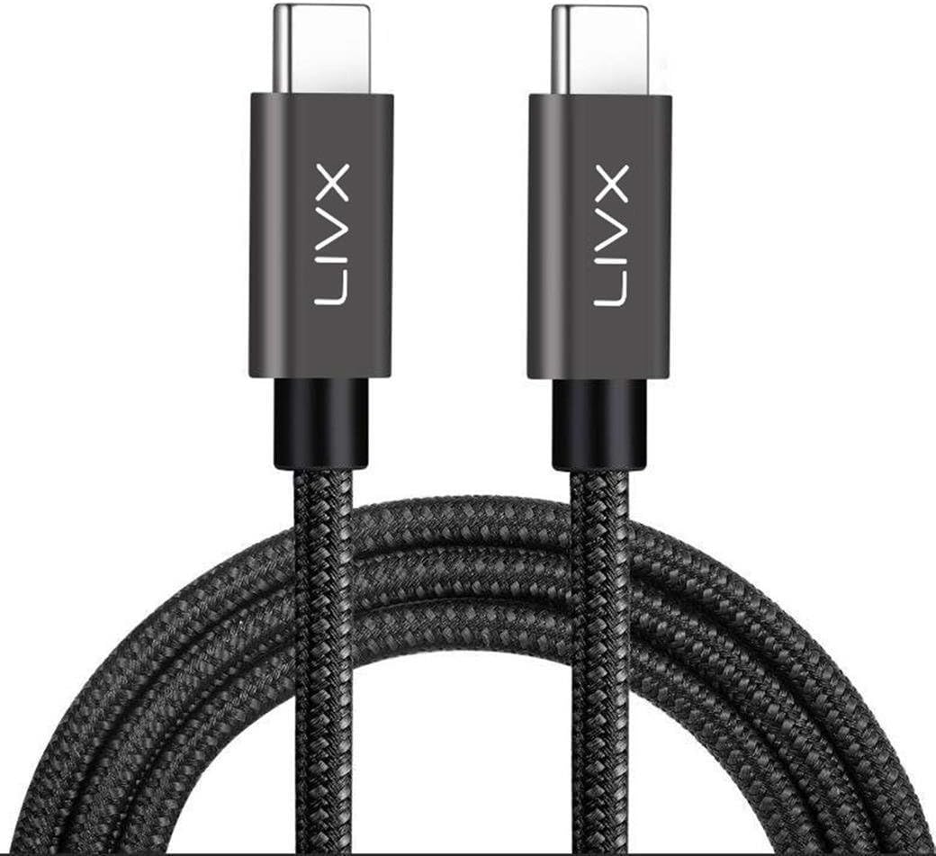 Force 100W Type-C to Type-C USB 3.1 Gen2 10 Gbps 4k@60hz Hızlı Şarj Data ve Görüntü Aktarım Kablosu Örgülü GN (50 cm)