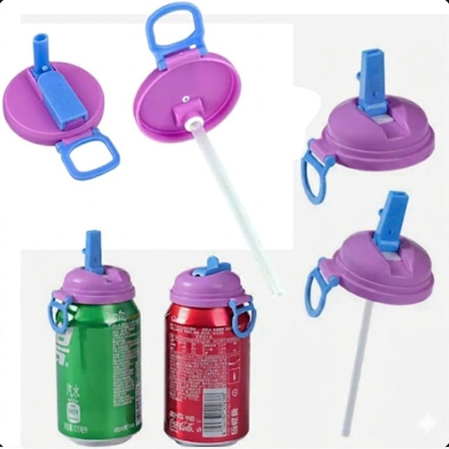 SN-29911 Kutulu İçecekler İçin Pipetli İçecek Kapağı