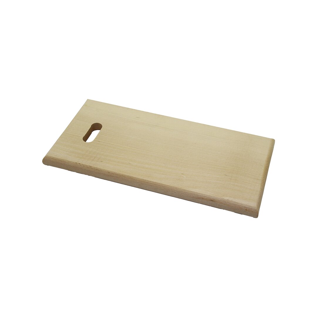 20X40CM KALIN=2.5CM AHŞAP KESİM PANOSU - ET TAHTASI EL GEÇMELİ KULP