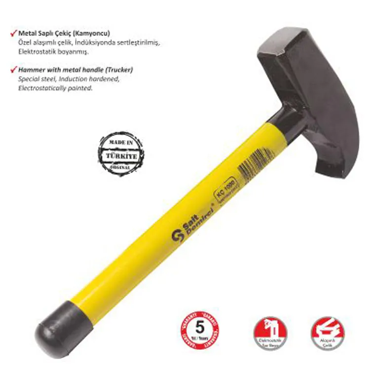Kamyoncu Metal Saplı Çekiç 1000 gr