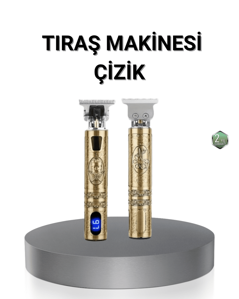 Kablosuz Şarjlı Profesyonel Tıraş Makinesi – 1800 mAh Lityum Pil