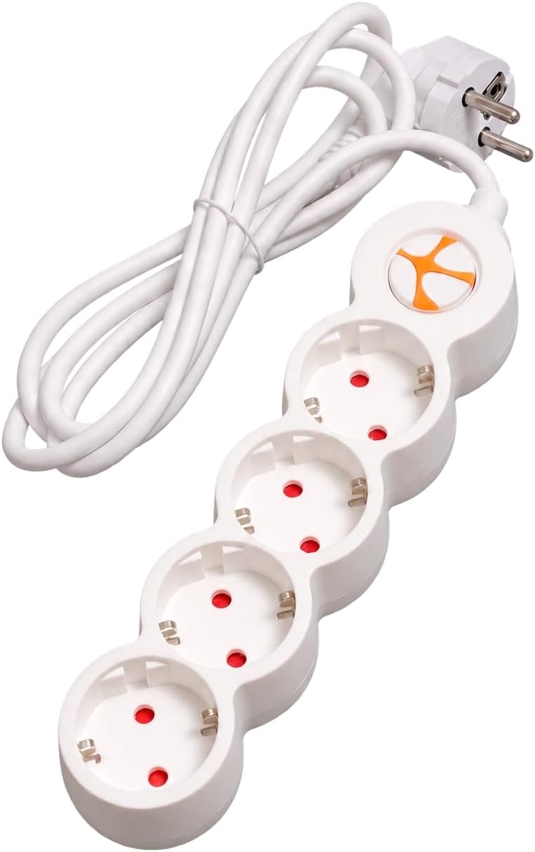 Tunçmatik Powerstrip 4 Dörtlü Anahtarlı Grup Priz 3M