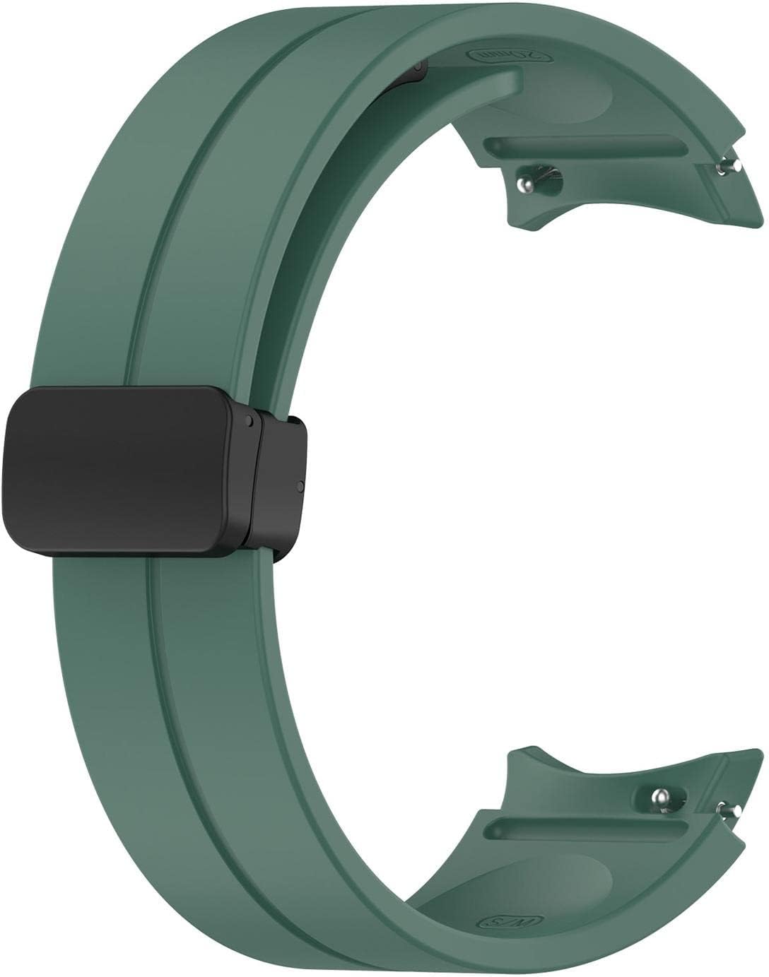 Samsung Galaxy Watch 5 44mm Kordon Ribbon Line Yeşil