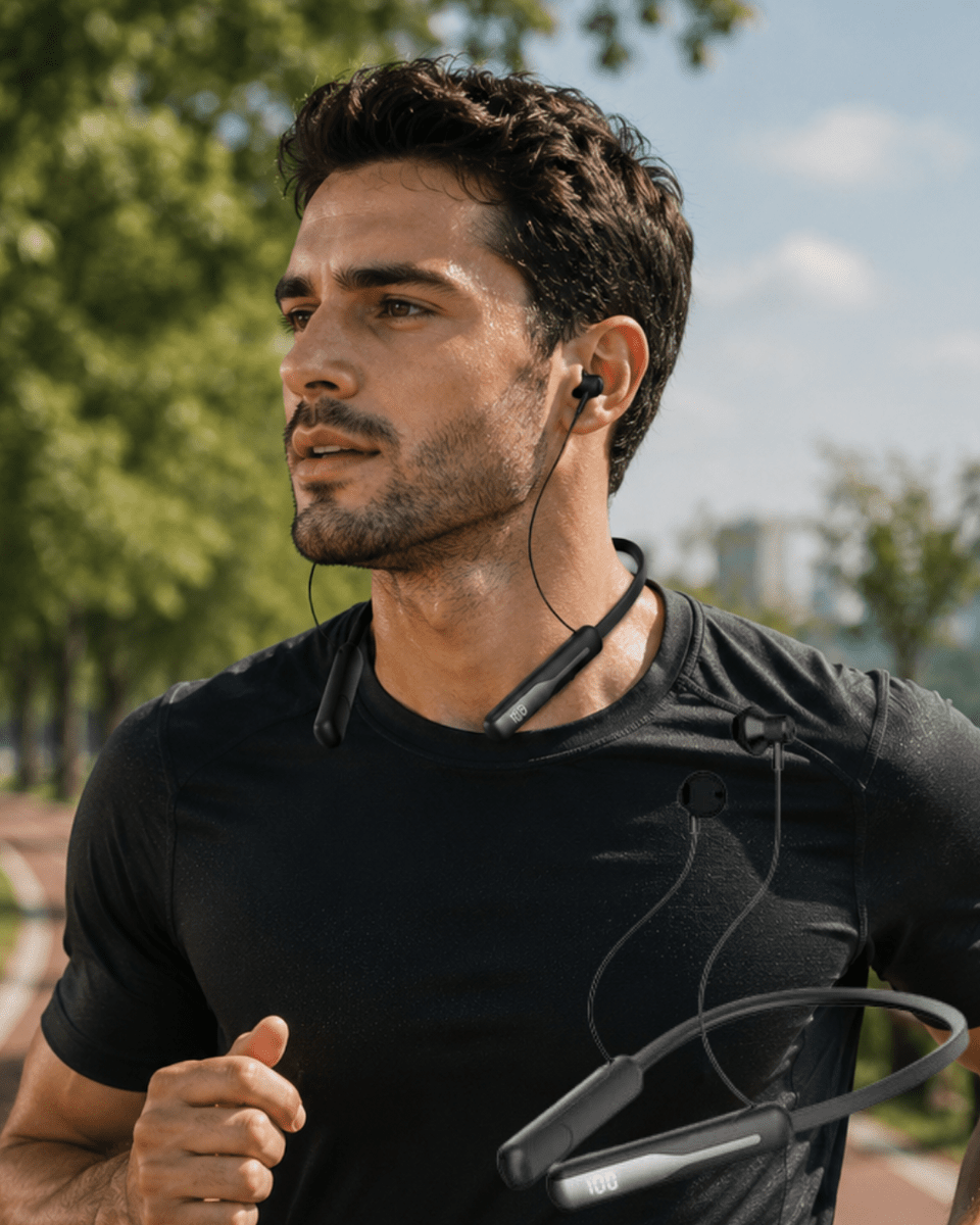 Ses Değiştirme Özellikli Boyun Askılı Bluetooth Spor Kulaklığı