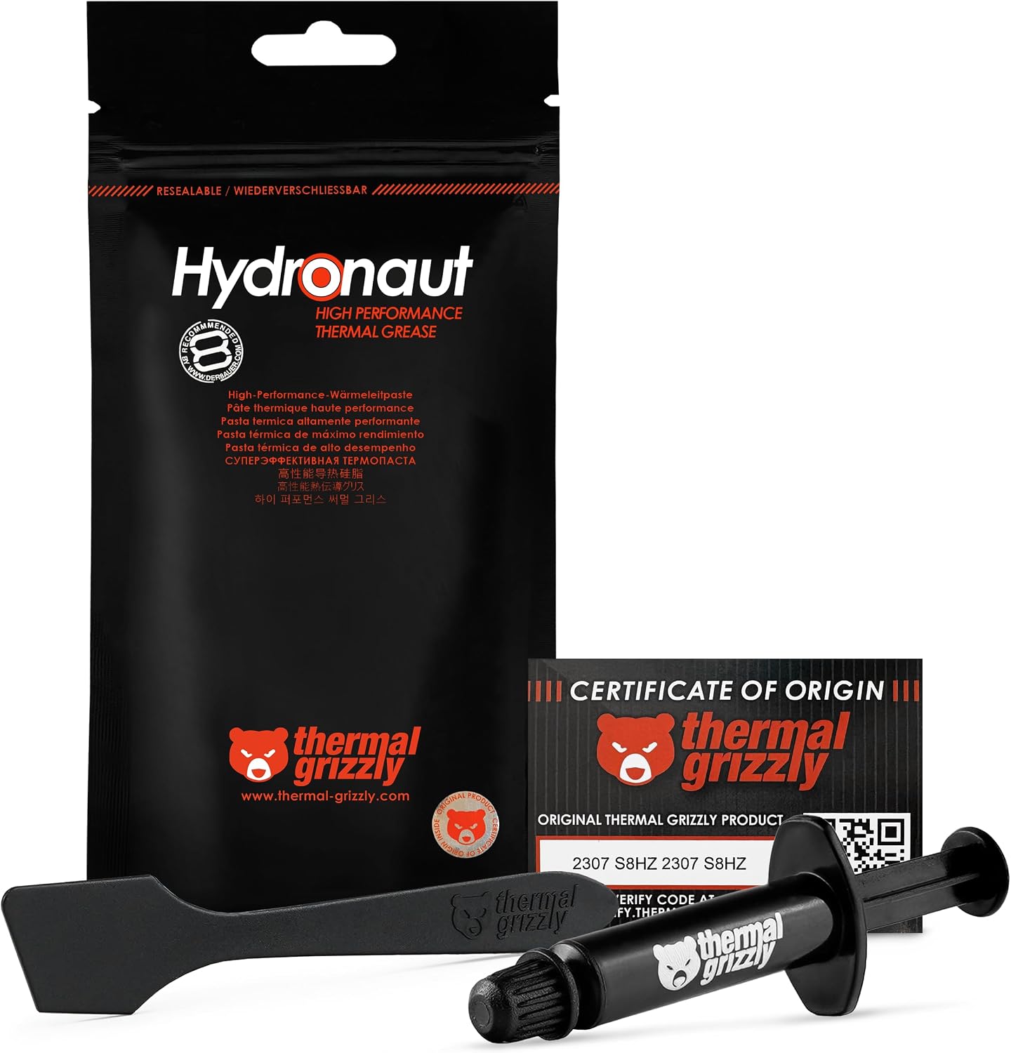Hydronaut - Termal İletken Macun Yüksek Performanslı Gres Tüm Soğutucular İçin Kapsamlı Soğutma Sistemleri ve su Soğutması CPU ve GPU (1 Gram)