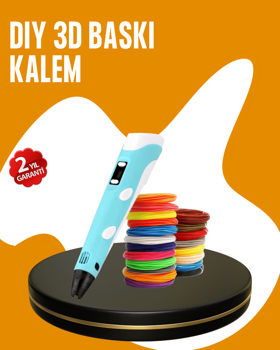 Yaratıcı Çizim ve Modelleme İçin Profesyonel 3D Yazıcı Kalem