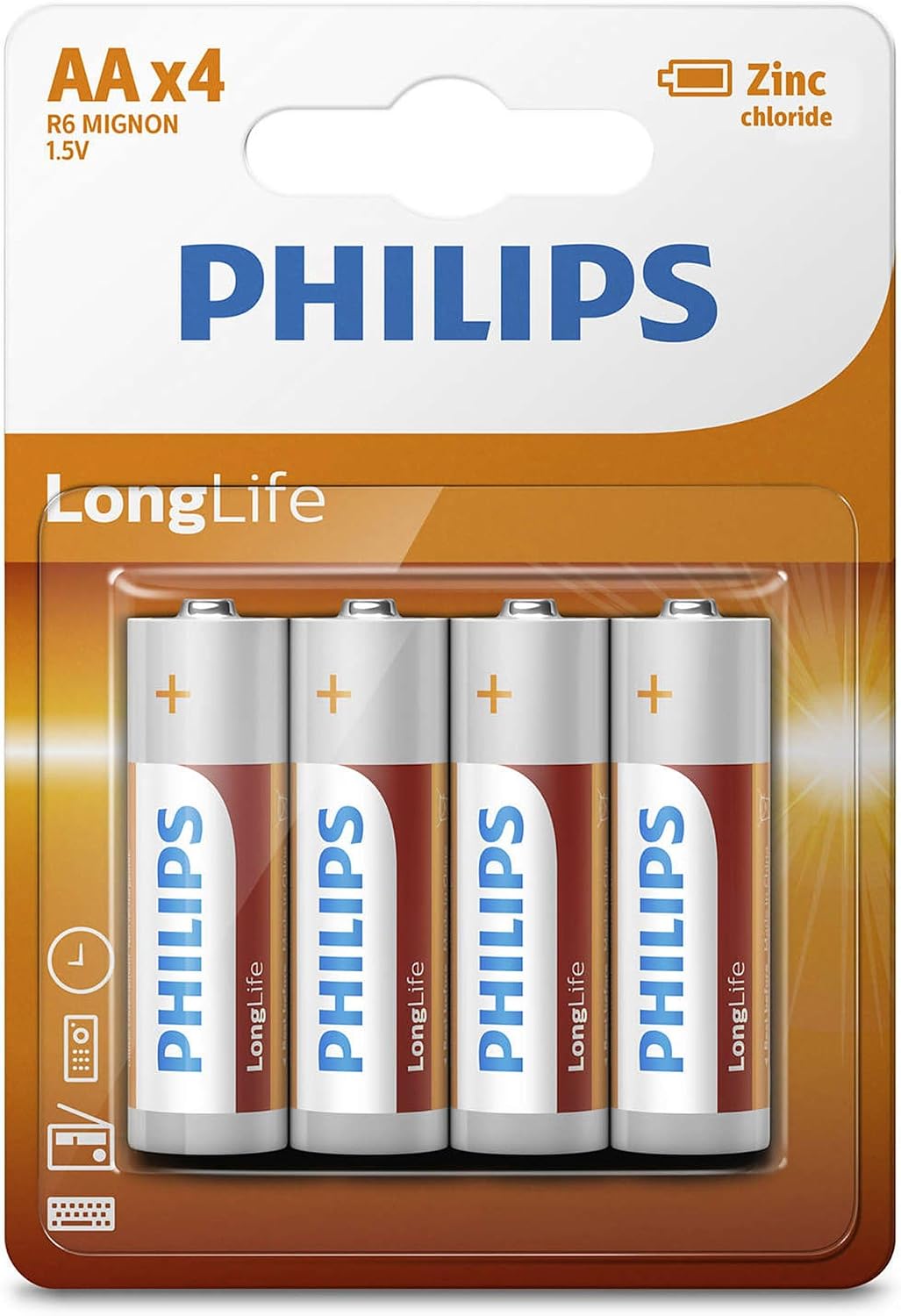 Longlife Çinko Pil AA X4 (R6L4B/10)