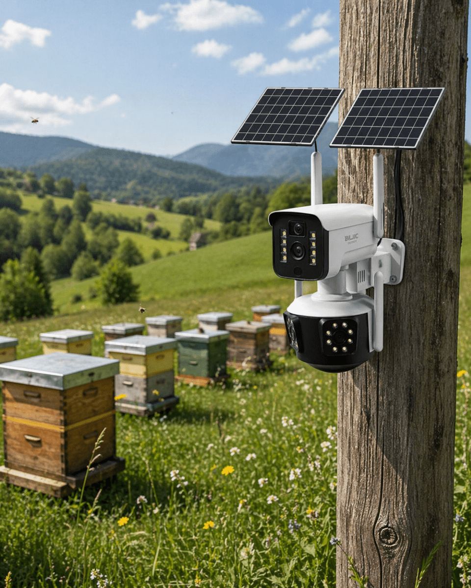 Güneş Enerjili Çiftlik Kamerası 9MP 4G SIM Kartlı Solar Güvenlik Kamerası 2 Yıl Garantili