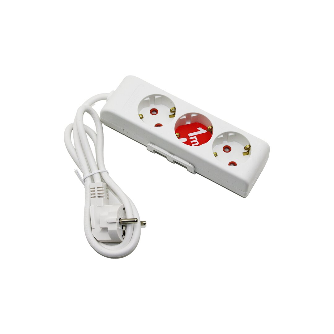 RI-TECH 3LÜ - 1MT UZATMA KABLO - TOPRAKLI GRUP PRİZ 001 175 310002 01 00