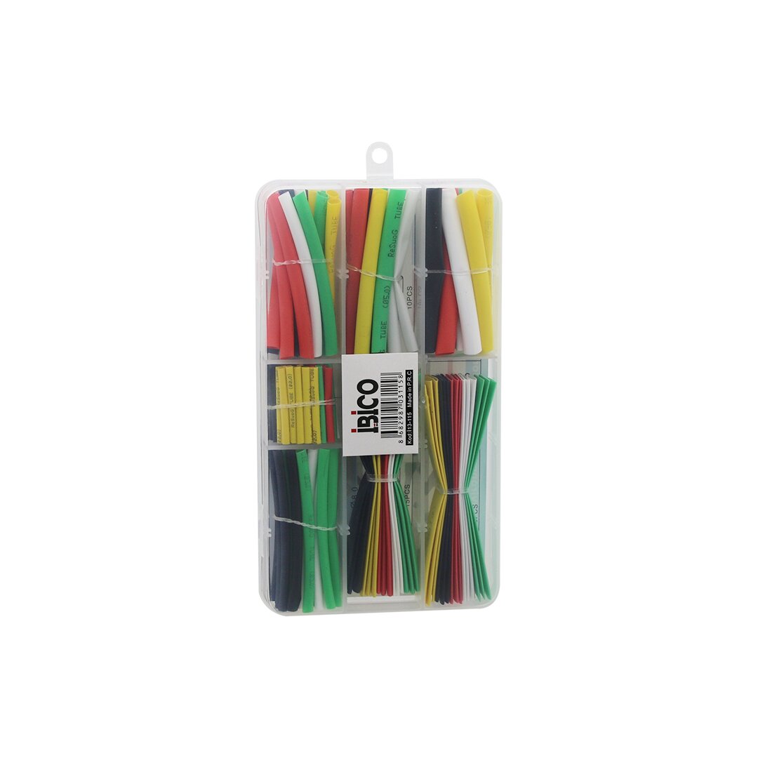 140PCS MAKARON KABLO TAMİR SETİ ISIYLA BÜZÜŞMELİ DARALAN HORTUM