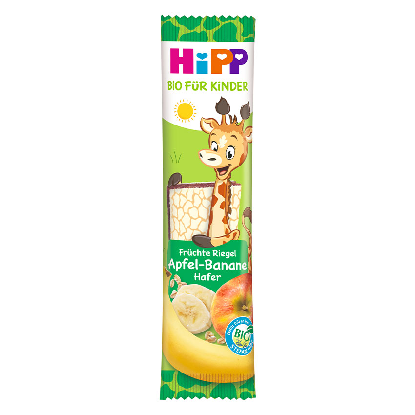Organik Yulaﬂı Elmalı Muzlu Meyve Barı 23 Gr