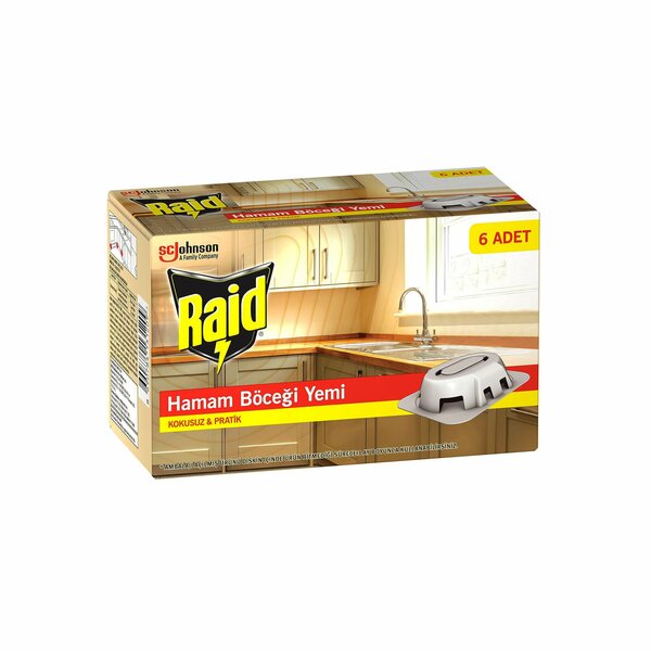 RAİD 6 PARÇA HAMAM BÖCEK YEMİ