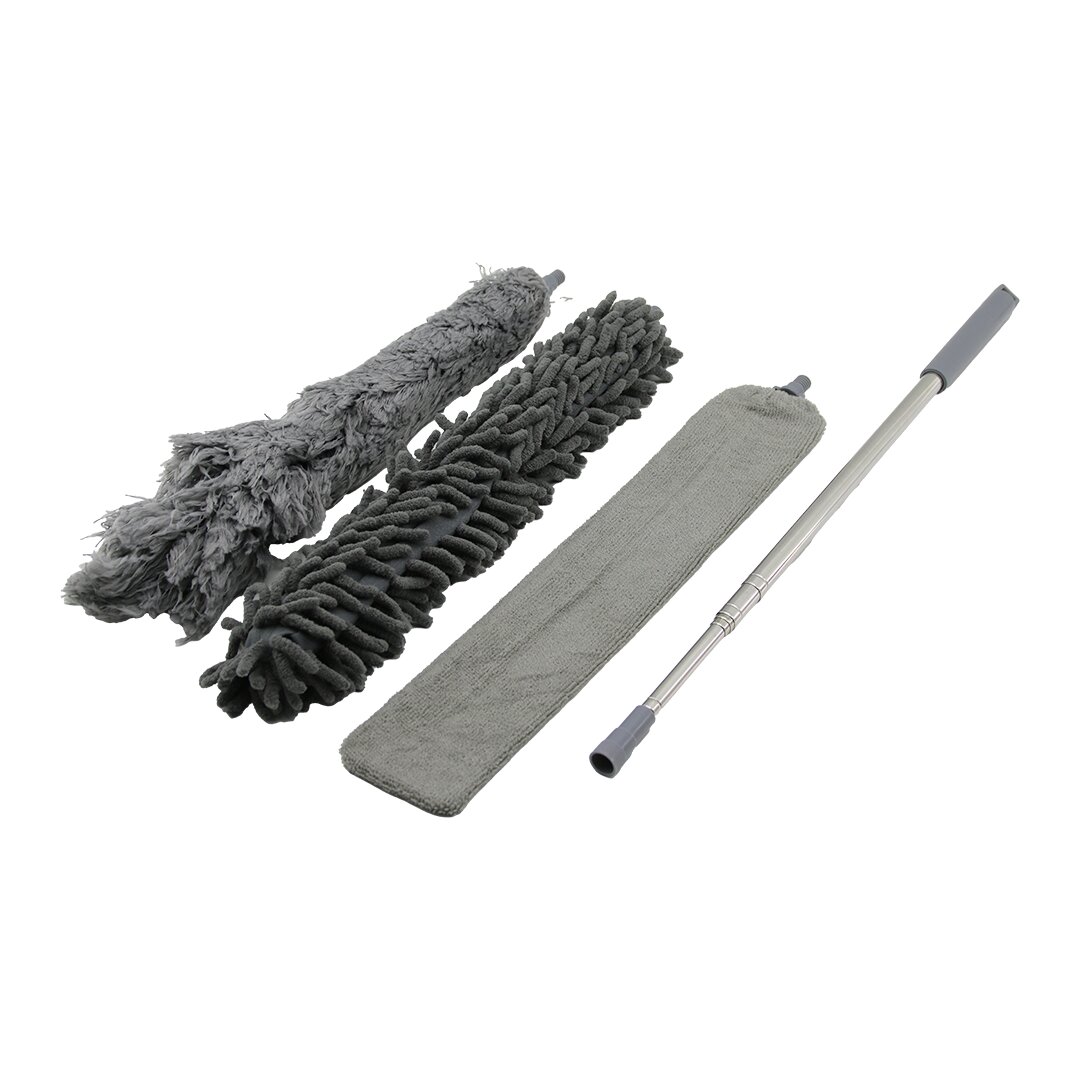 3PCS PÜSKÜL- MAKARNA- DÜZ TOZ ALMA SET ESNEK BAŞLI-43CM UZAYAN SAPLI=43-205CM BRKT-910200
