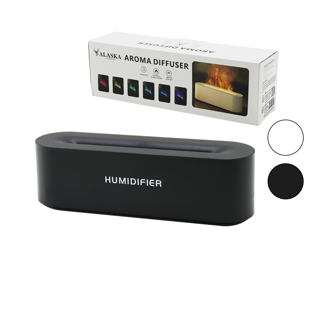 DİKDÖRGEN 150ML USB ŞARJLI - RENKLİ LEDLİ IŞIK HAVA NEMLENDİRİCİ BUHAR MAKİNE - KOKU GİDERİCİ